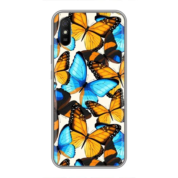 Чехол с принтом «Яркие бабочки» для Xiaomi Redmi 9A