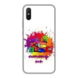 Чехол Амонг Ас для Xiaomi Redmi 9A (AlphaPrint) (Яркий АмонгАс)