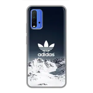 Чехлы Адидас для Xiaomi Redmi 9T (AlphaPrint) (Адидас в горах)