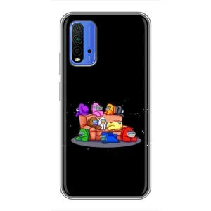 Чехол Амонг Ас для Xiaomi Redmi 9T (AlphaPrint) (Амонг-ас)