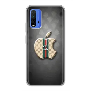 Чехлы ГУЧЧИ для Редми 9Т (AlphaPrint) (Apple gucci)
