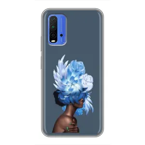 Чехлы (ART) Цветы на Xiaomi Redmi 9T (VPrint) (Цветы на голове)