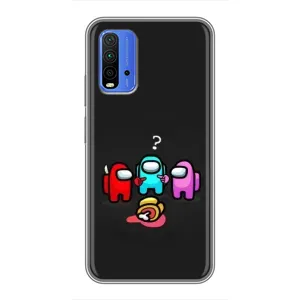 Чехол Амонг Ас для Xiaomi Redmi 9T (AlphaPrint) (Импостер)