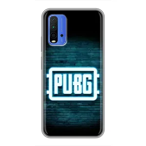 Чеjхол PUBG для Сяомі Редмі 9Т (AlphaPrint) (Лого PUBG)