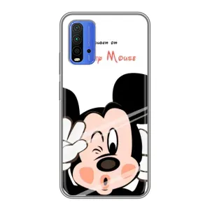 Міккі Маус чохол для Xiaomi Redmi 9T (AlphaPrint - Мультяшні) (Маус Міккі)