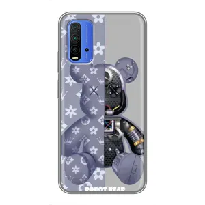 Крутые Чехлы Луи Виттон для Xiaomi Redmi 9T (AlphaPrint) (Робот Мишка)