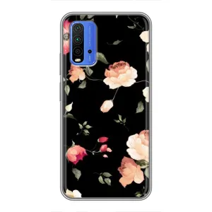 Чехлы с Цветами для Xiaomi Redmi 9T (VPrint) (Розочки)