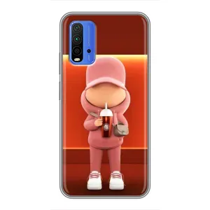 Крутые Чехлы Луи Виттон для Xiaomi Redmi 9T (AlphaPrint) (С Кофе)