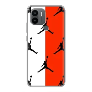 Чехлы для Xiaomi Redmi A1 Plus - с картинкой JORDAN (AlphaPrint) (Лого Джордан)