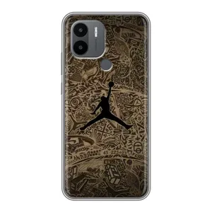 Чехлы для Xiaomi Redmi A1 Plus - с картинкой JORDAN (AlphaPrint) (Logo Jordan)