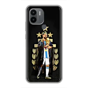 Чохли для Xiaomi Redmi A1 Plus (Leo чемпіон) (AlphaPrint) (Мессі Король)