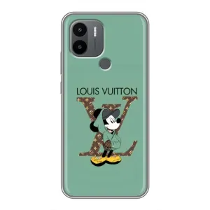 Чехлы Луи Витон для Xiaomi Redmi A1 Plus (AlphaPrint - LOUIS VUITTON) (Микки Маус LV)