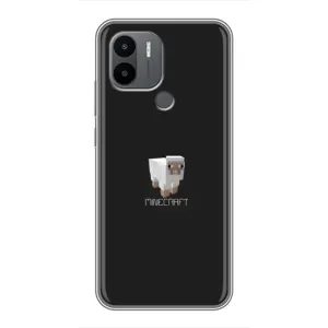 Чехол Майнкрафт на Xiaomi Redmi A1 Plus (AlphaPrint) Minecraft (Овечка Майнкрафт)