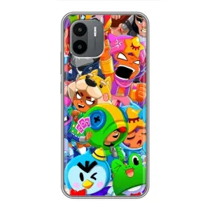 Чехол с принтом «Герои Бравл Старс» для Xiaomi Redmi A1