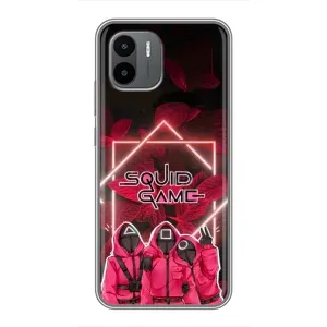 Чохол Гра в кальмара для Xiaomi Redmi A1 (Охоронці Гра кальмара)