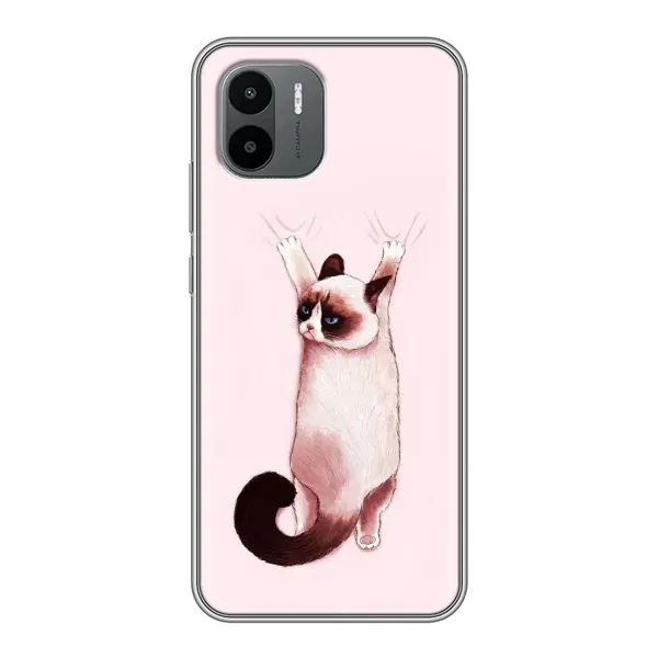 Чехол с принтом «Котик падает» для Xiaomi Redmi A1 Чехол с принтом «Котик падает» для Xiaomi Redmi A1