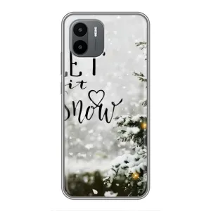 Новогодние, Праздничные Чехлы для Xiaomi Redmi A1 - 2024 год (Let it snow)