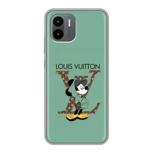 Чехлы Луи Витон для Xiaomi Redmi A1 (AlphaPrint - LOUIS VUITTON) (Микки Маус LV)