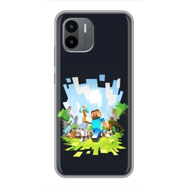 Чохол з принтом «персонажі Minecraft» для Xiaomi Redmi A1
