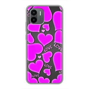 Чехлы для любимой на Ксіаомі Редмі А1 (VPrint) (Pink hearts)