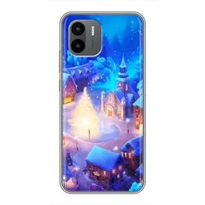 Різдвяні Чохли для Xiaomi Redmi A1 (VPrint) (Різдвяне місто)