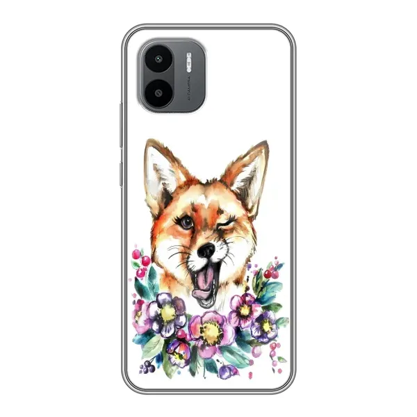 Чехол с принтом «Веселая лисичка» для Xiaomi Redmi A1 Чехол с принтом «Веселая лисичка» для Xiaomi Redmi A1