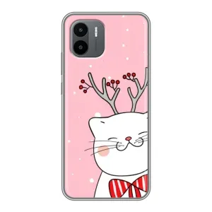 Новогодние Чехлы для Редми А1 (VPrint) (Зимний кот)