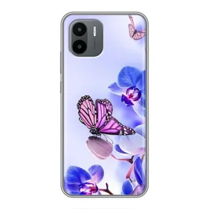 Чехлы с Цветами для Xiaomi Redmi A2 (VPrint) (Бабочка на цветочке)