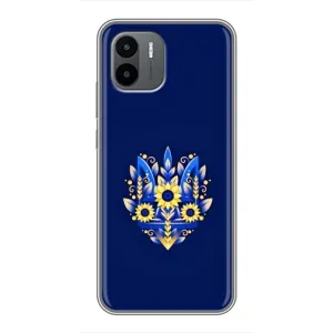 Чохли для Xiaomi Redmi A2 Укр. Символіка (AlphaPrint) (Квітковий Герб)