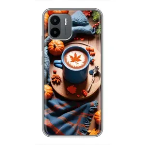 Чохол з принтом «Кава і гарбузики» для Xiaomi Redmi A2
