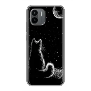 Чохол з принтом для Xiaomi Redmi A2 (AlphaPrint) Модні коти