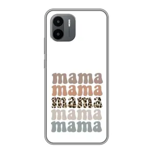 Чохол з принтом «Текстовий колаж мама» для Xiaomi Redmi A2