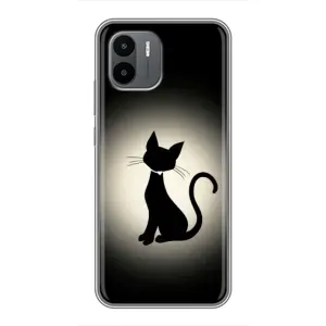 Чохол з принтом «Силует котика» для Xiaomi Redmi A2