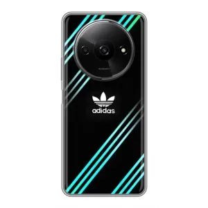 Чехлы Адидас для Xiaomi Redmi A3 (AlphaPrint) (Адидас с полосами)