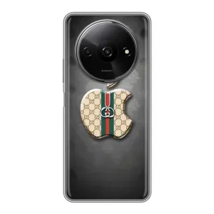 Чехлы ГУЧЧИ для Сяоми Редми А3 (AlphaPrint) (Apple gucci)