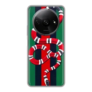 Чехлы ГУЧЧИ для Сяоми Редми А3 (AlphaPrint) (Gucci змия)