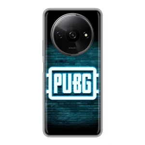 Чехол PUBG для Сяоми Редми А3 (AlphaPrint) (Лого PUBG)