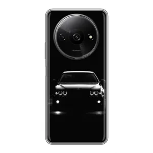 Чехол для Сяоми Редми А3 - с принтом БМВ (AlphaPrint) (Машина BMW)