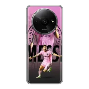 Чехлы для Сяоми Редми А3 - Лео Месси Маями (Messi Miami)