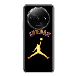 Чехлы для Xiaomi Redmi A3x - с картинкой JORDAN (AlphaPrint) (Jordan Gold)