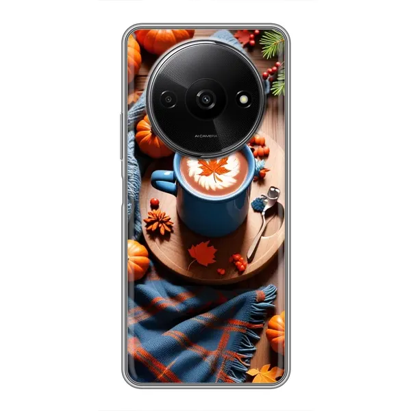 Чехол с принтом «Кофе и тыковки» для Xiaomi Redmi A3x