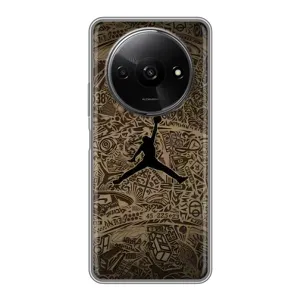 Чехлы для Xiaomi Redmi A3x - с картинкой JORDAN (AlphaPrint) (Logo Jordan)