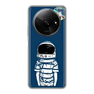 Чехол NASA для Xiaomi Redmi A3x (AlphaPrint) (Мальчик в шлеме)