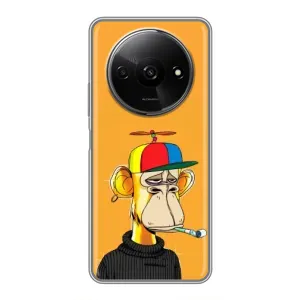 Чехлы с Обезьянами NFT для Xiaomi Redmi A3x (AlphaPrint) (Скучающая Обезьяна NFT)