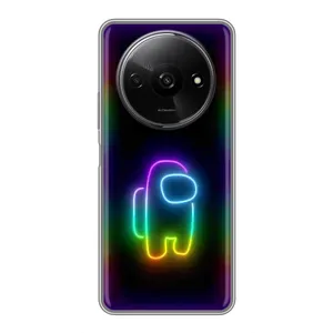 Чохли Амонг Ас для Xiaomi Redmi A3x (AlphaPrint) (Яскравий скін)