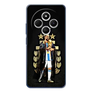 Чехлы для Xiaomi Redmi A4 5G (Leo чемпион) (AlphaPrint) (Месси Король)