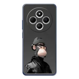 Чехлы с Обезьянами NFT для Xiaomi Redmi A4 5G (AlphaPrint) (стильная обезьяна NFT)