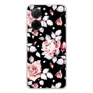 Чехлы с Цветами для Xiaomi Redmi A5 (VPrint) (Цветочки на черном)