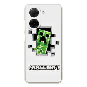 Чохол Майнкрафт на Xiaomi Redmi A5 (AlphaPrint) Minecraft (кріпер Майнкрафт)