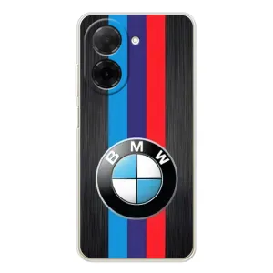Чехол для Редми А5 - с принтом БМВ (AlphaPrint) (Лого BMW)